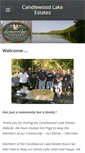 Mobile Screenshot of candlewoodlakeestates.org